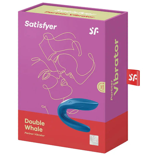 Satisfyer Double Whale Partner Vibrator-Blue My Store