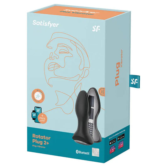 Satisfyer Rotator Plug 2+ Black My Store