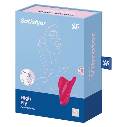 Satisfyer High Fly Finger Vibrator-Red My Store
