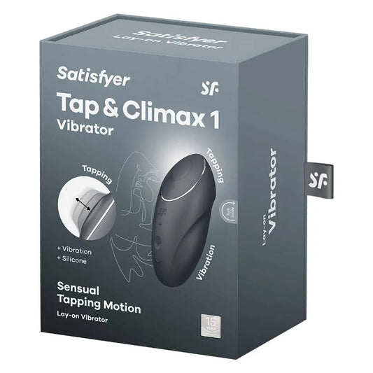 Satisfyer Tap and Climax 1-Grey My Store
