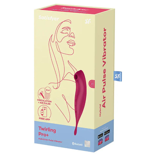 Satisfyer Twirling Pro+-Dark Red My Store
