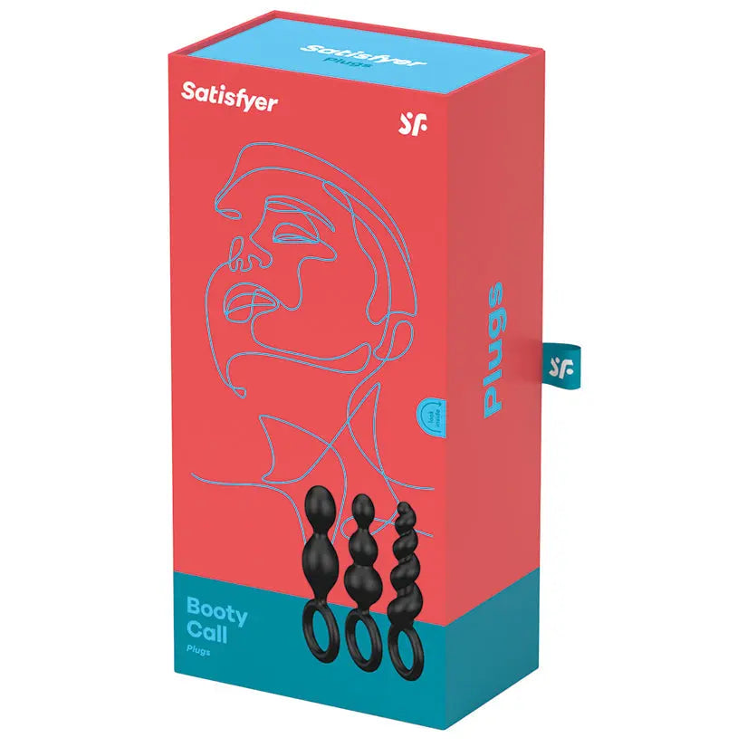 Satisfyer Booty Call Plugs-Black (Set Of 3) My Store