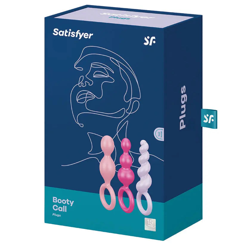 Satisfyer Booty Call Plugs-Assorted Colors (Set Of 3) My Store