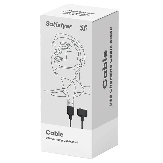 Satisfyer USB Charging Cable-Black My Store