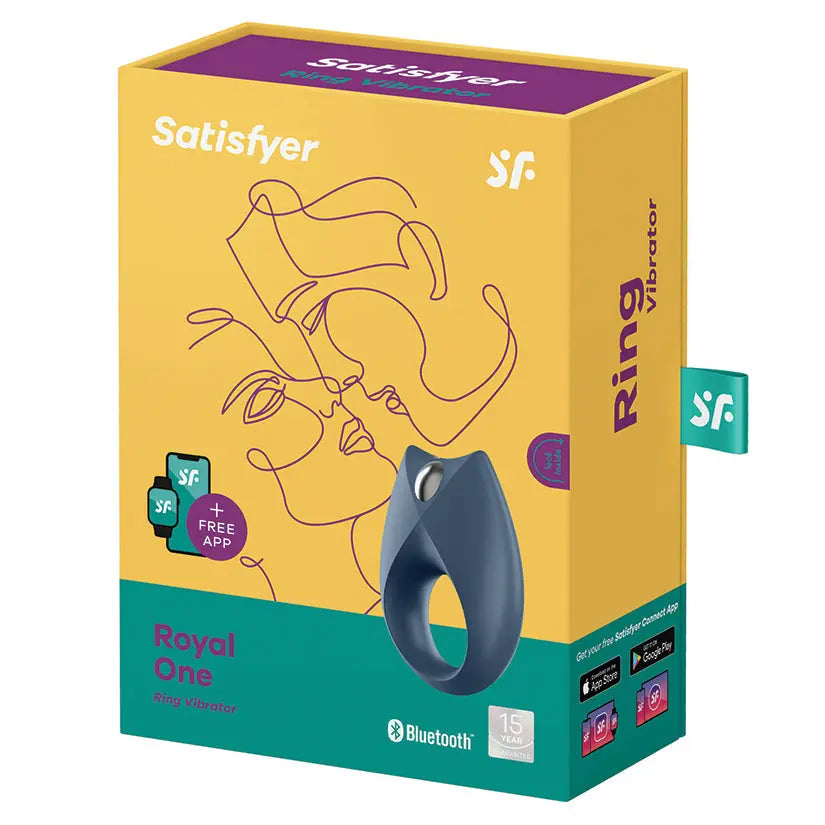 Satisfyer Royal One Ring Vibrator-Blue My Store