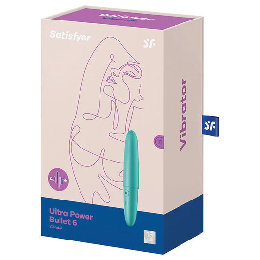 Satisfyer Ultra Power Bullet 6-Turquoise My Store