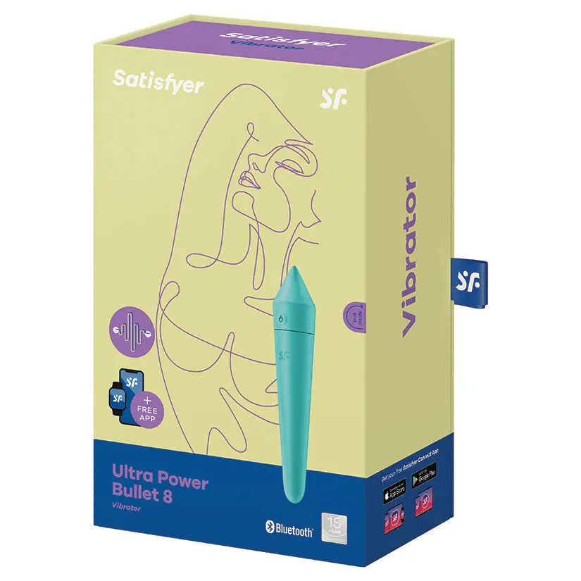 Satisfyer Ultra Power Bullet 8-Turquoise My Store