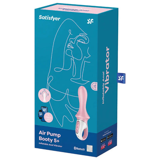 Satisfyer Air Pump Booty 5+-Red My Store