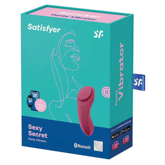 Satisfyer Sexy Secret Panty Vibrator-Wine Red My Store