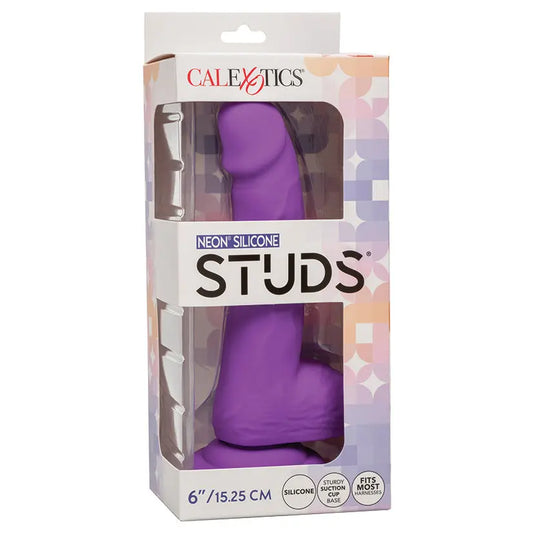 Neon Silicone Studs-Purple 6 My Store
