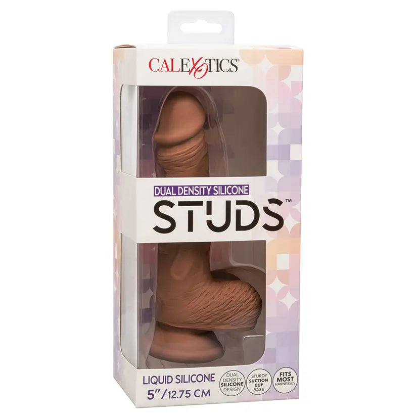 Dual Density Silicone Studs-Brown 5 My Store