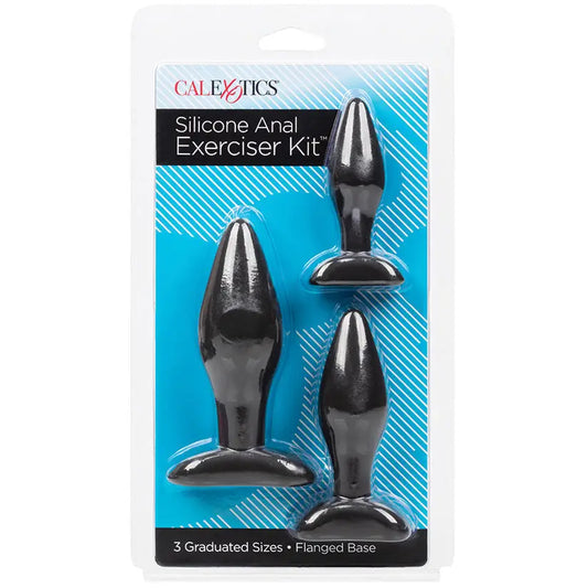 Silicone Anal Exerciser Kit-Black My Store