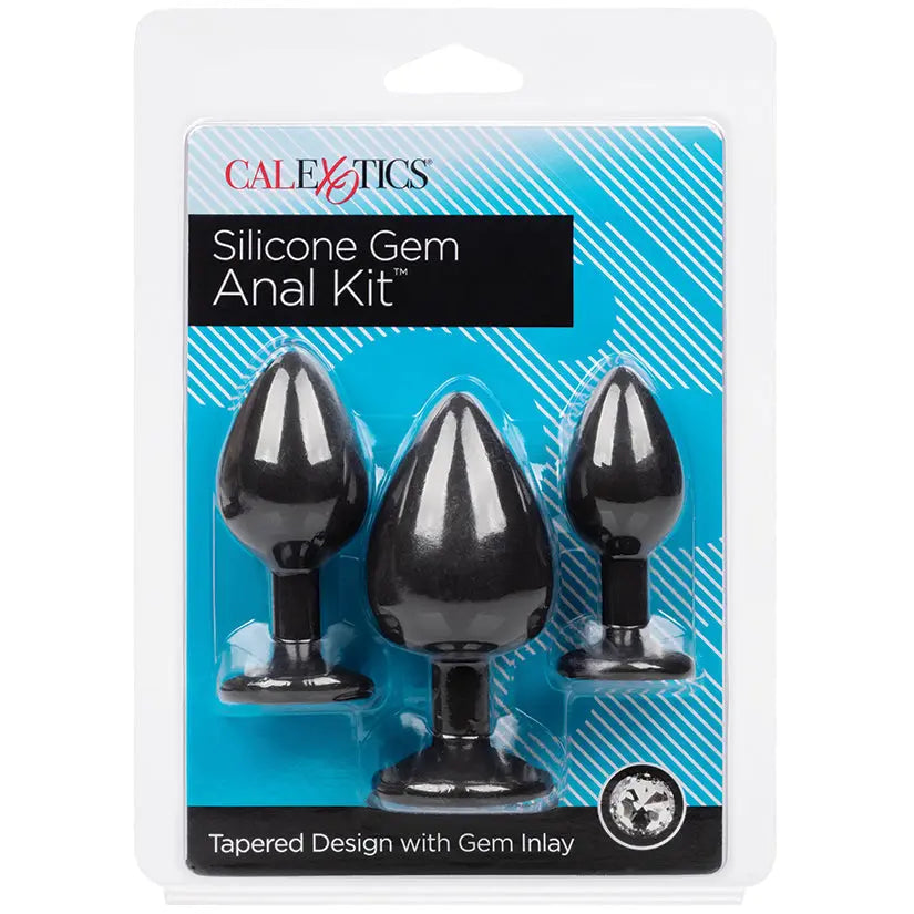 Silicone Gem Anal Kit-Black My Store