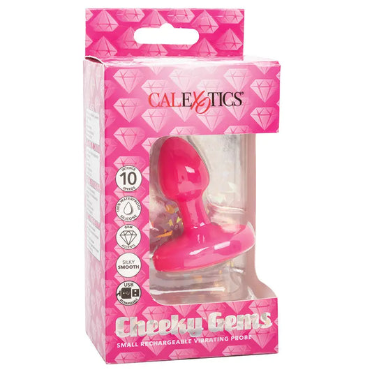 Cheeky Gems Rechargeable Vibrating Probe-Pink Small My Store
