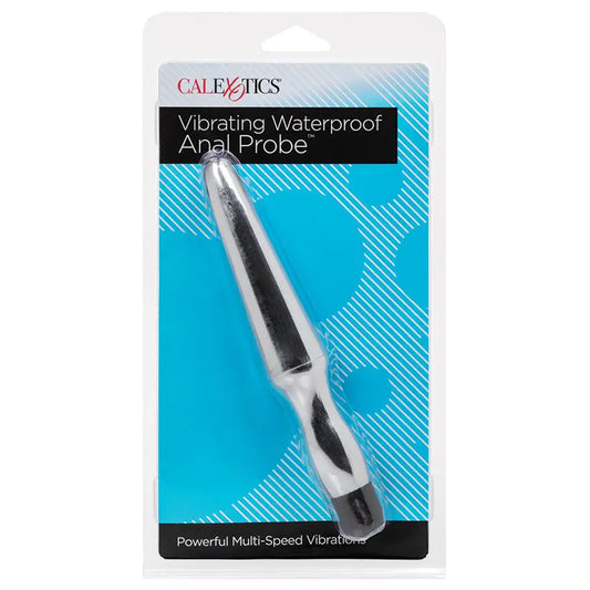 Vibrating Waterproof Anal Probe-Silver 6.5 My Store