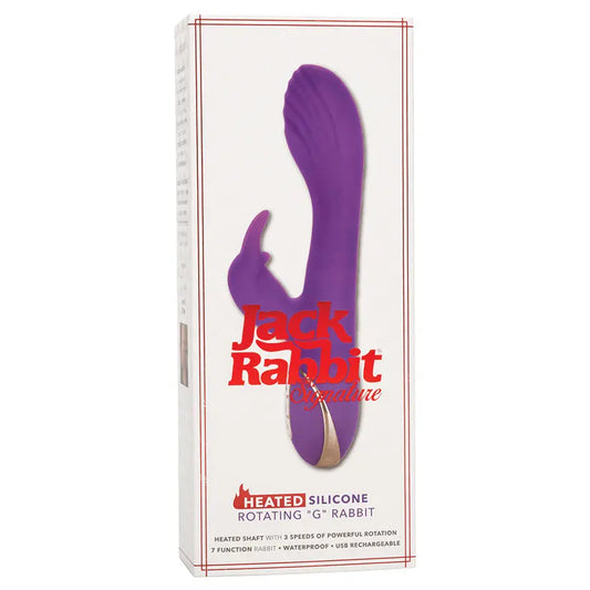 Jack Rabbit Signature Heated Silicone Rotating "G" Rabbit My Store