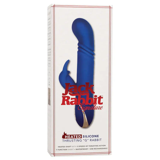 Jack Rabbit Signature Heated Silicone Thrusting "G" Rabbit My Store