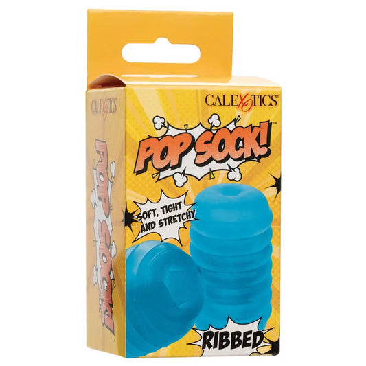 Pop Sock Ribbed-Blue My Store