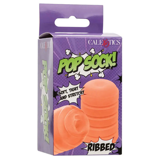 Pop Sock Ribbed-Orange My Store