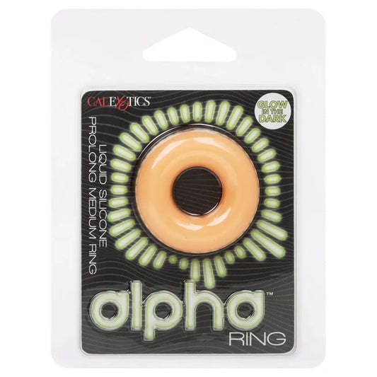 Alpha Glow-In-The-Dark Liquid Silicone Prolong Medium Ring My Store