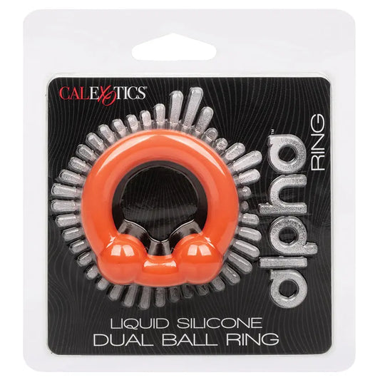 Alpha Liquid Silicone Dual Ball Ring My Store
