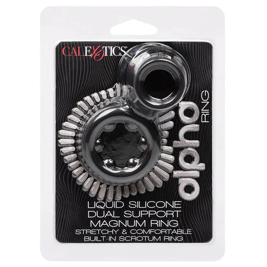 Alpha Liquid Silicone Dual Magnum Ring My Store