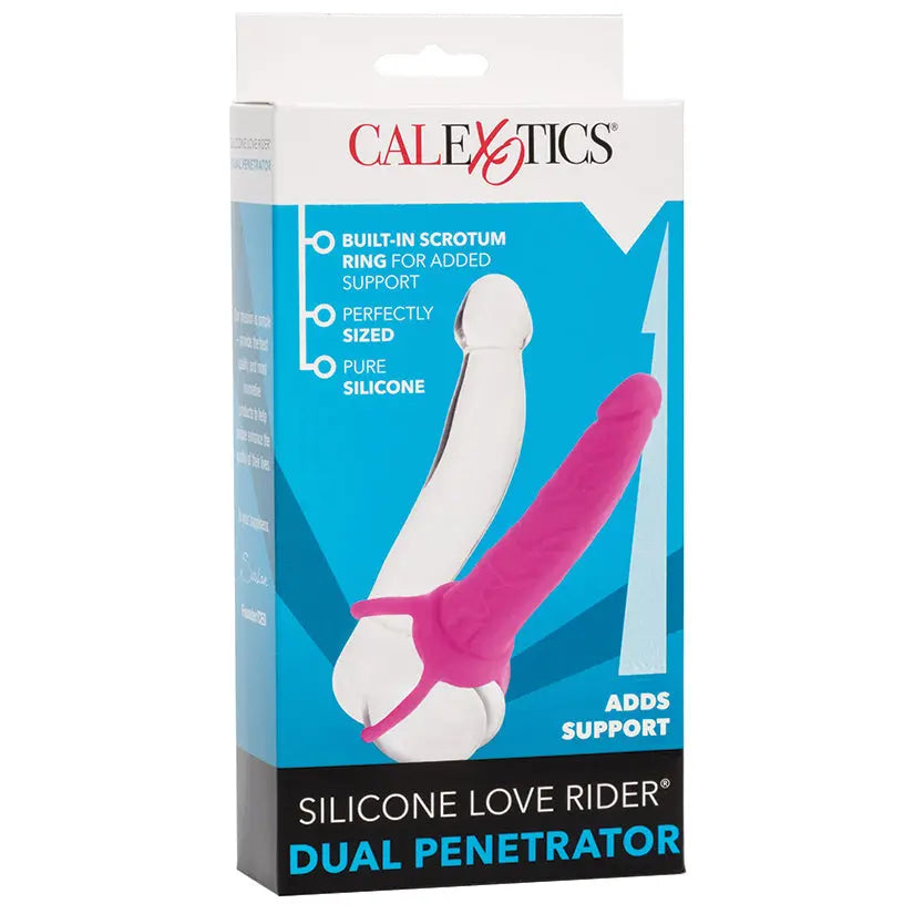 Love Rider Silicone Dual Penetrator Pink My Store