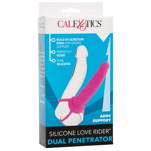 Love Rider Silicone Dual Penetrator Pink My Store