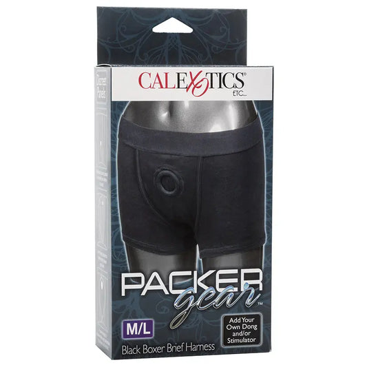 Packer Gear Boxer Brief Harness-Black M/L My Store