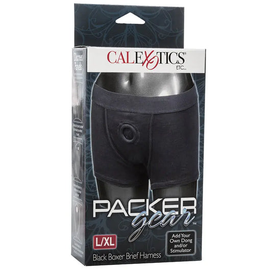 Packer Gear Boxer Brief Harness-Black L/XL My Store