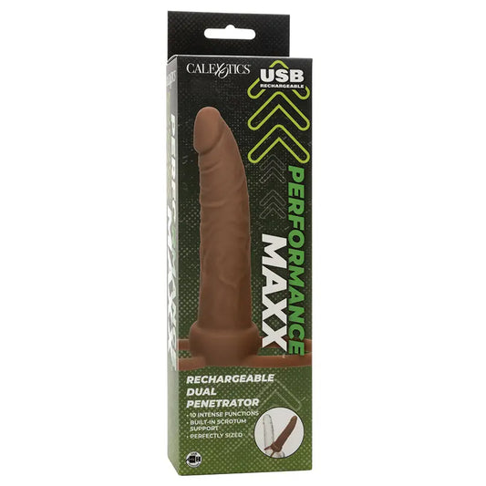 Performance Maxx Rechargeable Dual Penetrator - Brown My Store