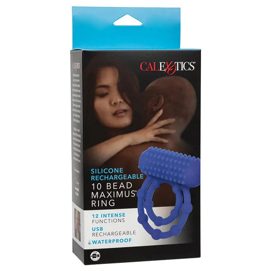 Silicone Rechargeable 10 Bead Maximus Ring My Store