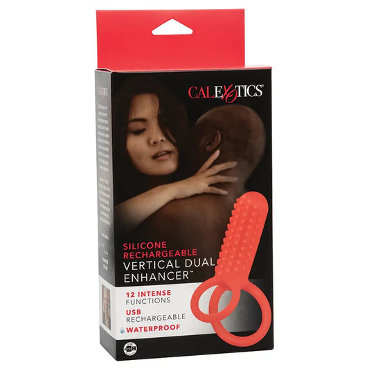 Silicone Rechargeable Vertical Dual Enhancer My Store