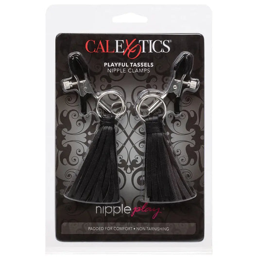 Nipple Play Playful Tassels Nipple Clamps-Black My Store