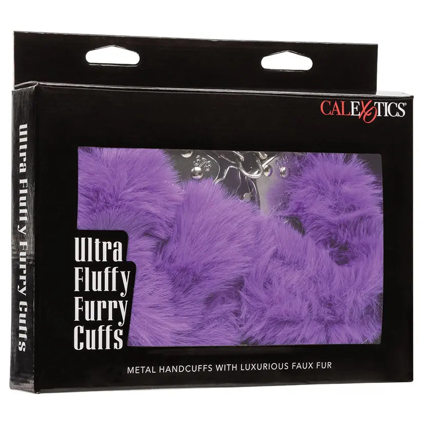 Ultra Fluffy Furry Cuffs-Purple My Store