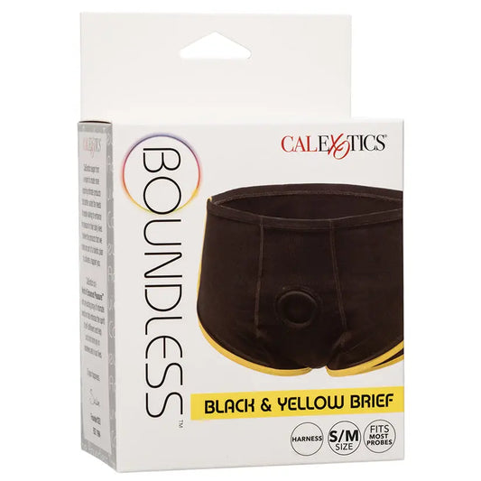 Boundless Brief-Black and Yellow S/M My Store