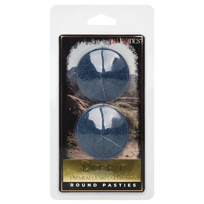Ride 'Em Premium Denim Collection Round Pasties My Store