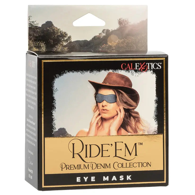 Ride 'Em Premium Denim Collection Eye Mask My Store