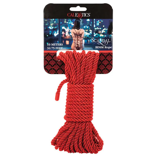 Scandal BDSM Rope 10m-Red My Store