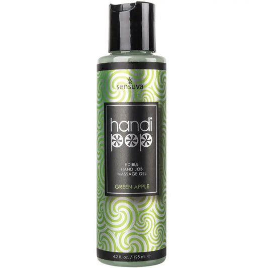 Sensuva Handi-Pop Hand Job Massage Gel-Green Apple 4.2oz My Store