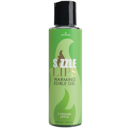 Sensuva Sizzle Lips Warming Edible Gel-Caramel Apple 4.2oz My Store