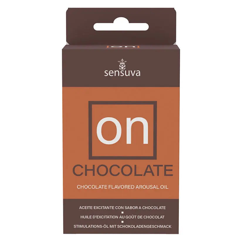 Sensuva ON Chocolate Arousal Oil 5ml Bottle Medium Box My Store