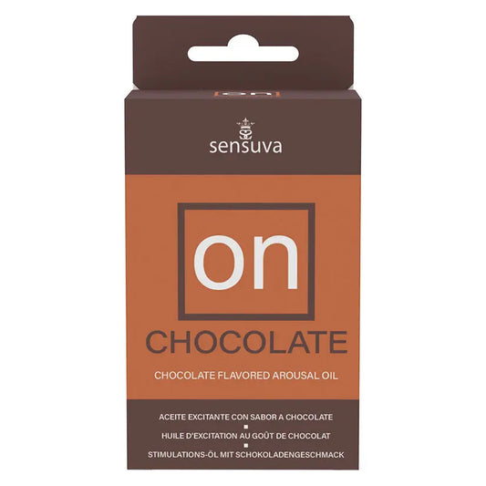 Sensuva ON Chocolate Arousal Oil 5ml Bottle Medium Box My Store