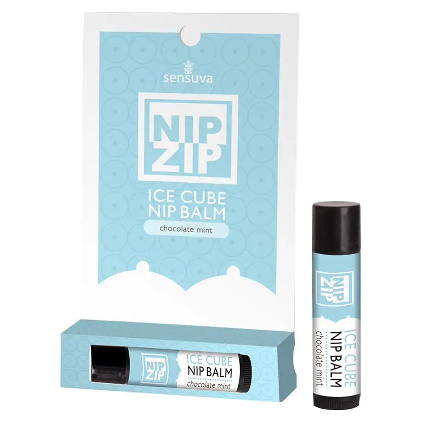 Sensuva Nip Zip Ice Cube Nip Balm-Chocolate Mint My Store