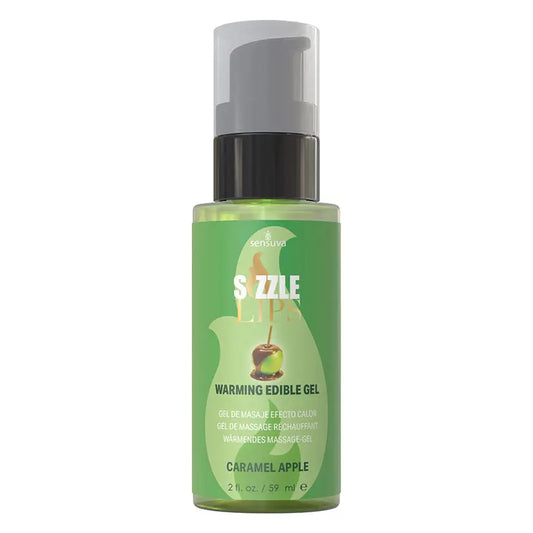 Sensuva Sizzle Lips Warming Gel-Caramel Apple 2oz My Store