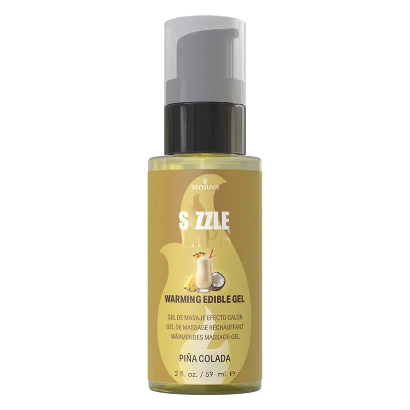Sensuva Sizzle Lips Warming Gel-Pina Colada 2oz My Store