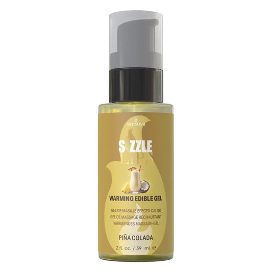 Sensuva Sizzle Lips Warming Gel-Pina Colada 2oz My Store