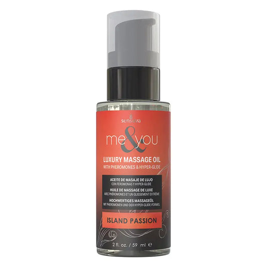 Sensuva Me & You Massage Oil-Island Passion 2oz My Store