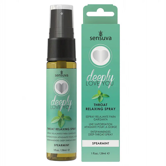 Sensuva Deeply Love You Throat Relaxing Spray-Spearmint 1oz My Store