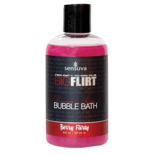 Sensuva Big Flirt Pheromone Bubble Bath-Berry Flirty 8oz My Store